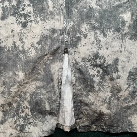 NWT Zara Cargo Dress Printed Strapless Zip Front Size M - Picture 2 of 7